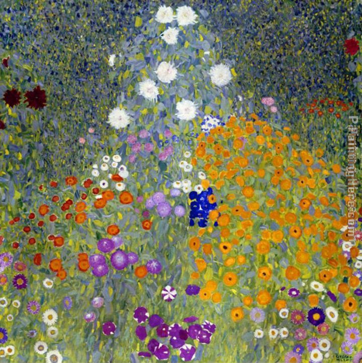 Gustav Klimt Flower Garden, 1905-07